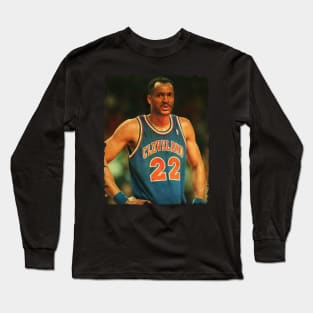 Larry Nance - Vintage Design Of Basketball Long Sleeve T-Shirt